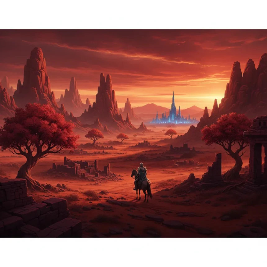 Crimson Desert Review: A Stunning Open-World That Demands Polish — AI-generated illustration