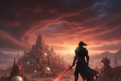 Crimson Desert reviews confirm Pearl Abyss' risky masterpiece — AI-generated illustration