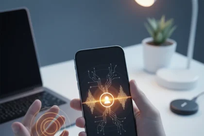 Custom iPhone vibrations let you feel who's calling — AI-generated illustration