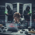 Cybersecurity fatigue is your biggest insider threat — AI-generated illustration