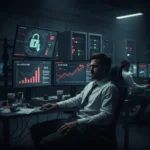 Cybersecurity job burnout hits crisis as 84% fear breach-related layoffs — AI-generated illustration