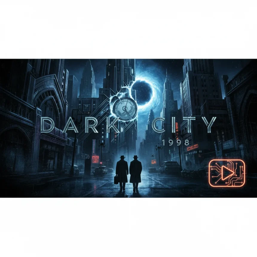 Dark City is a 1998 sci-fi masterpiece streaming free—grab it now — AI-generated illustration