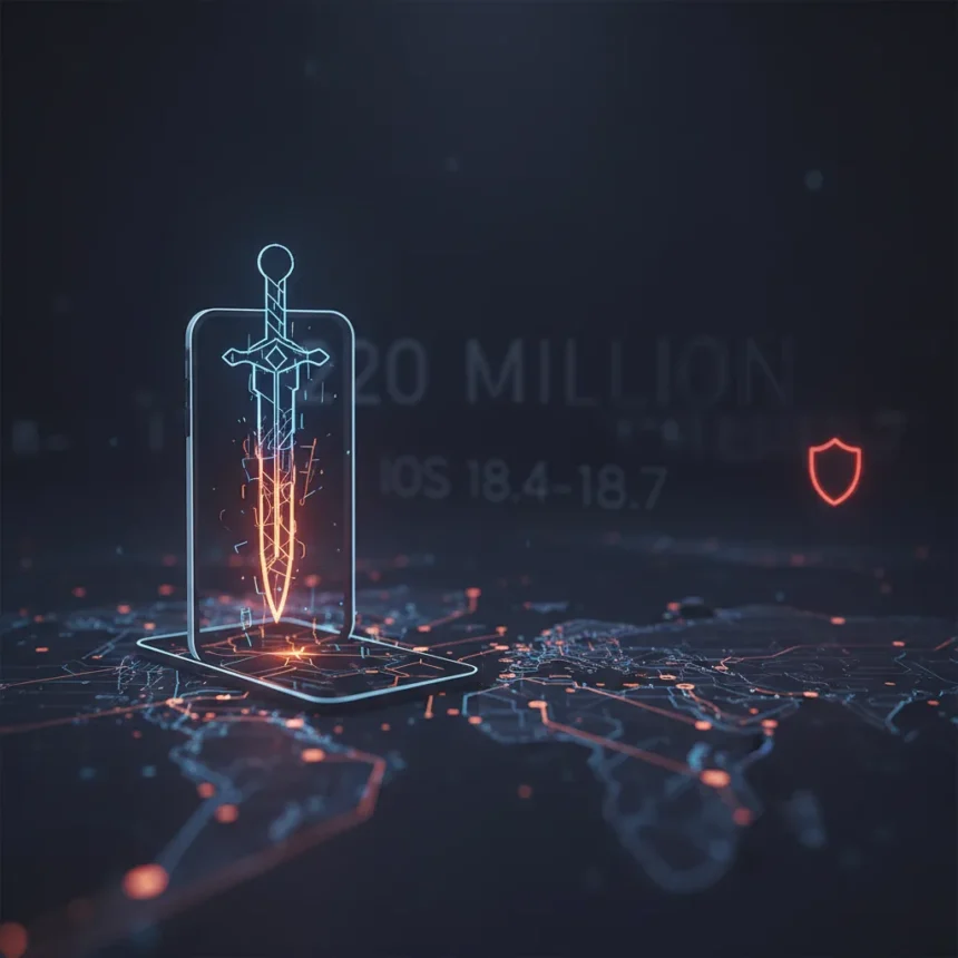 DarkSword iOS exploit targets 220 million iPhones—update now — AI-generated illustration
