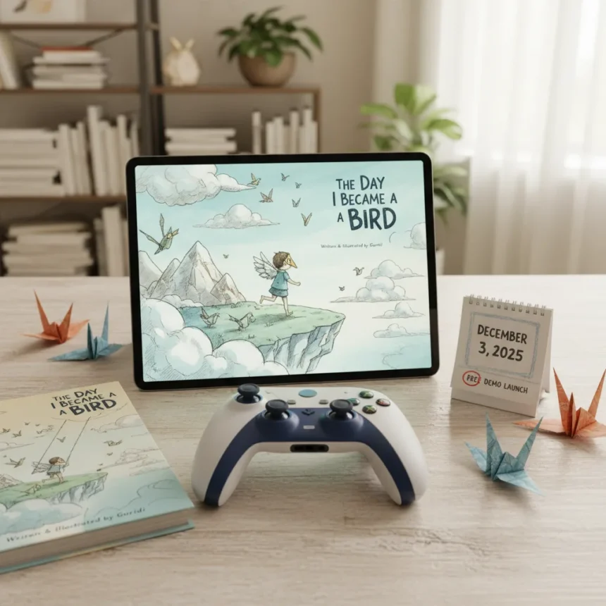 The Day I Became a Bird turns children's book into playable art