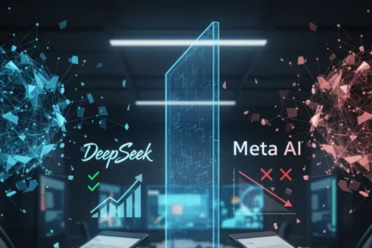 DeepSeek vs Meta AI: Real-World Testing Reveals Clear Winner — AI-generated illustration
