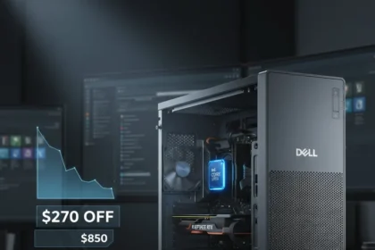 Dell Tower Plus drops to $850: High-spec business PC deal — AI-generated illustration