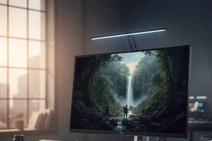 Dell UltraSharp U3226Q redefines reference monitors for creators — AI-generated illustration