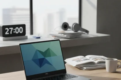 Dell XPS 16 hits 27 hours battery life — longest-lasting laptop tested — AI-generated illustration