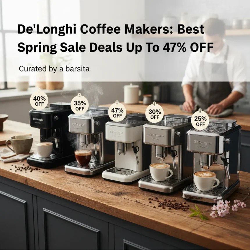 De'Longhi Coffee Makers: Best Spring Sale Deals Up to 47% Off