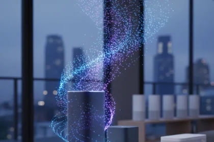 Denon Home speakers challenge Sonos with native Dolby Atmos — AI-generated illustration