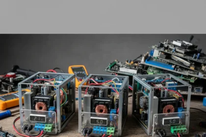 DIY ATX bench power supplies turn e-waste into maker gold — AI-generated illustration