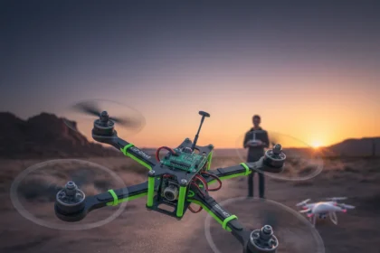DIY drone hits 67mph for $155, proving skill beats expensive hardware — AI-generated illustration