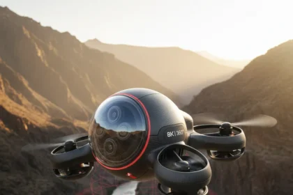 DJI Avata 360 Redefines FPV With 8K 360° Capture — AI-generated illustration
