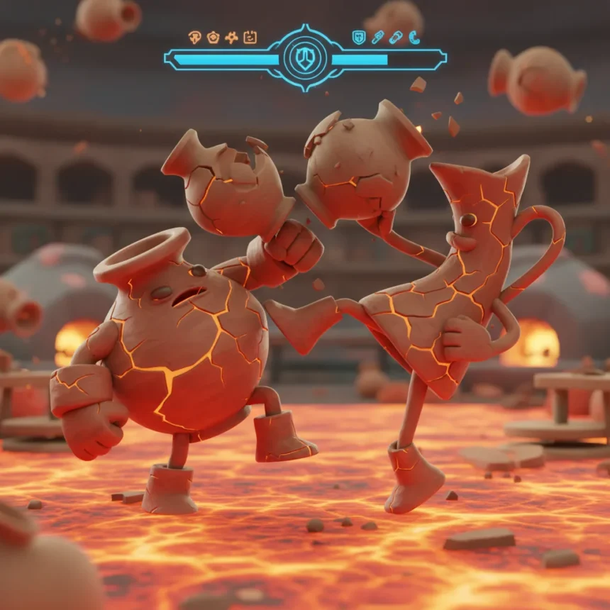 Double Fine's Kiln pottery brawler arrives April 23 on Game Pass
