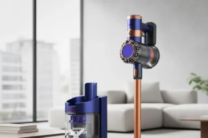 Dyson self-emptying cordless vacuum delayed until later this year — AI-generated illustration
