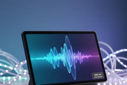 Echo Show 11 hits 23% off as Amazon's spring sale winds down — AI-generated illustration