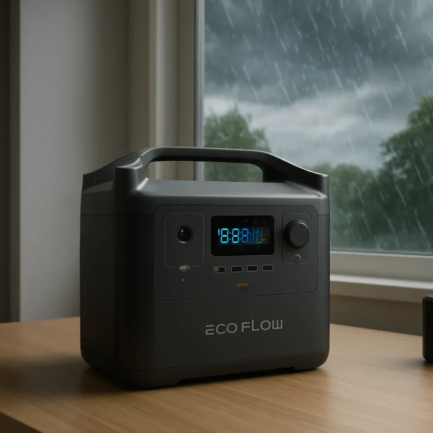 EcoFlow DELTA 3 Classic Is the Storm-Ready Power Station to Beat — AI-generated illustration