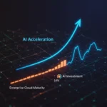 Enterprise cloud maturity lags AI acceleration — AI-generated illustration