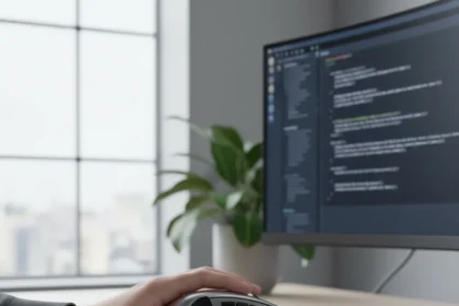 Ergonomic mouse for carpal tunnel relief: the fix your wrist needs — AI-generated illustration