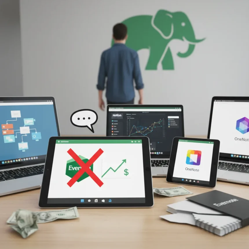 Evernote pricing hikes force users to seek note-taking alternatives