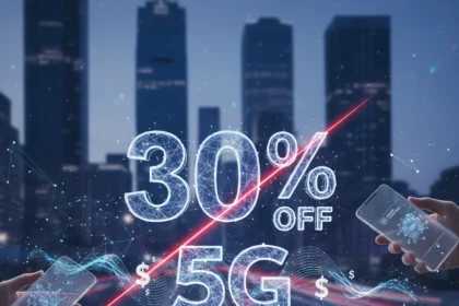 Ezee Mobile's 30% off sale cuts 5G plan costs for three months — AI-generated illustration