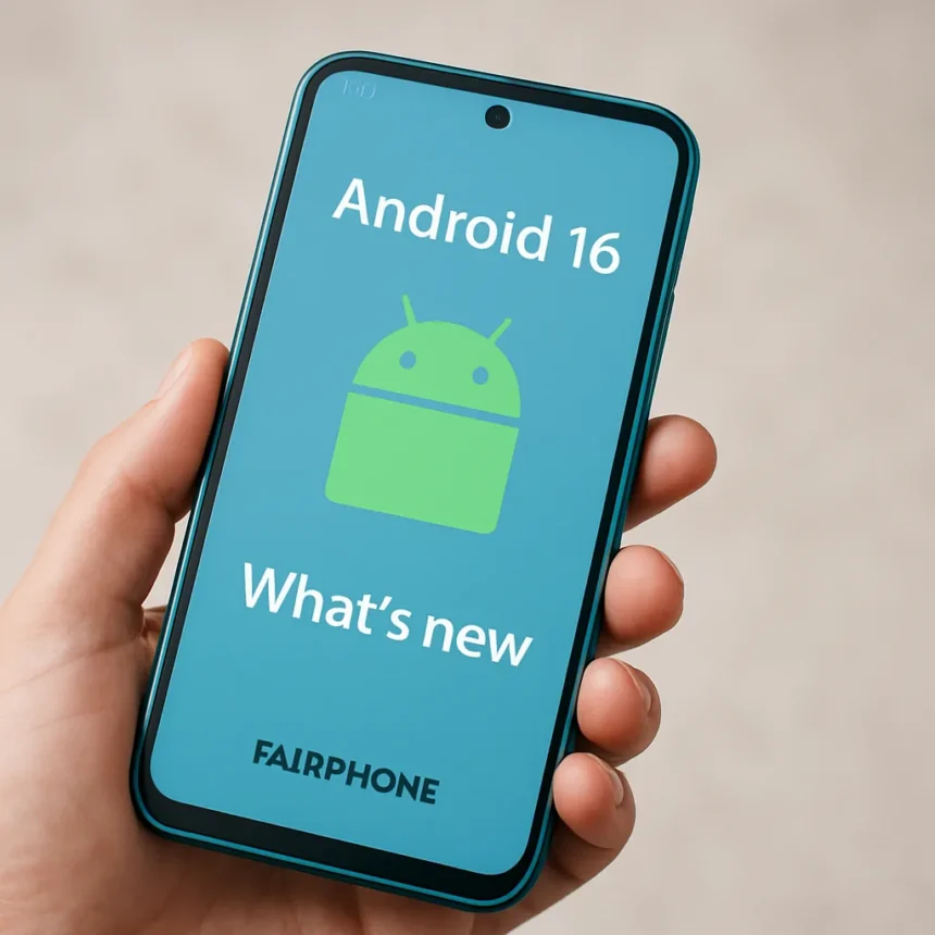 Fairphone 6 Android 16 Update Arrives Ahead of Schedule
