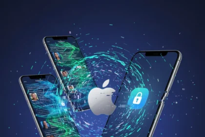 Fake Apple Privacy Display videos spread faster than Apple's response — AI-generated illustration