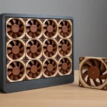 15-Fan 'Fanhattan Project' Matches Noctua Performance—At Triple the Noise — AI-generated illustration