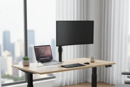 FlexiSpot EN1 Standing Desk: Best Budget Pick Across Amazon Big Spring Sale — AI-generated illustration