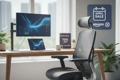 FlexiSpot office chair deals beat Amazon Spring Sale rush — AI-generated illustration