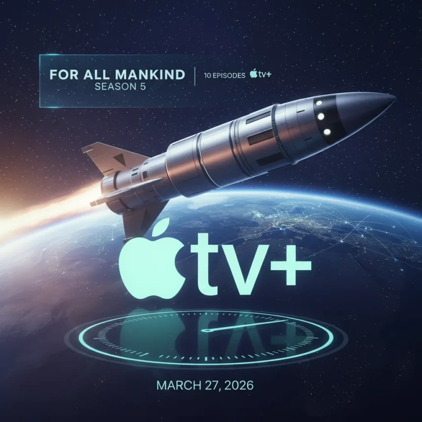 For All Mankind season 5 streams March 27 on Apple TV+ — AI-generated illustration