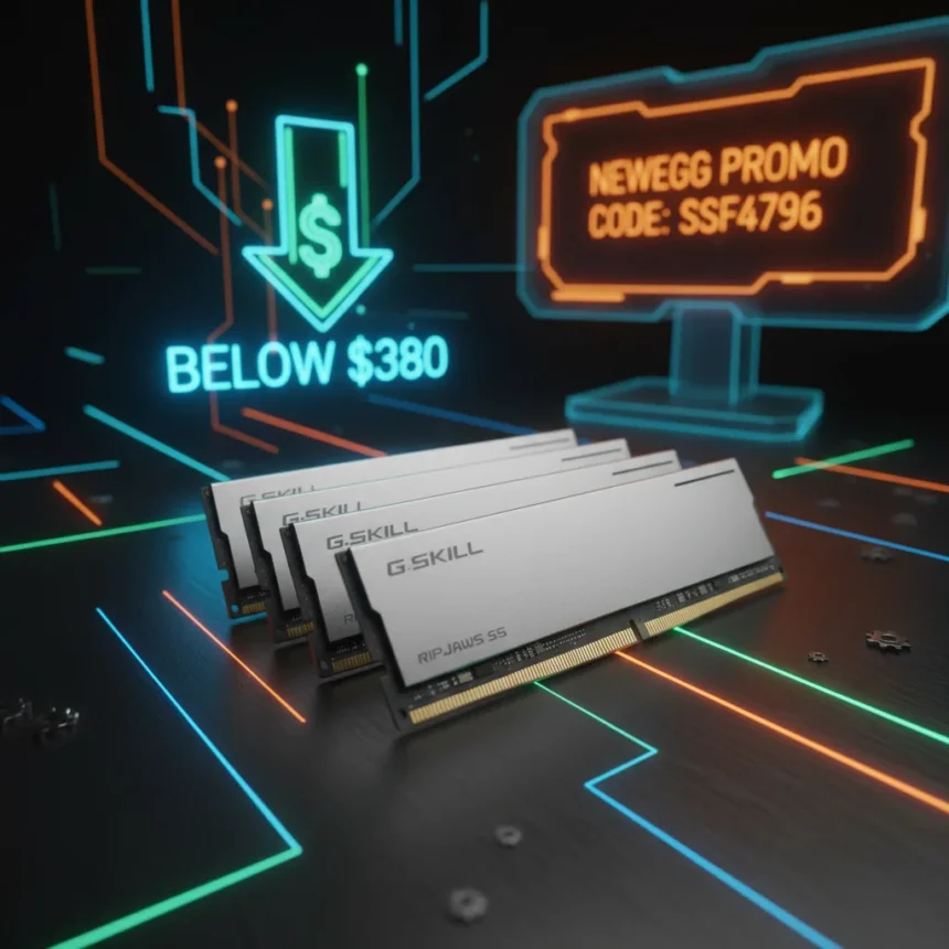 G.SKILL Ripjaws S5 DDR5-6000 drops below $380 with rare code