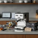 Gaggia Classic Up proves factory mods cost more than DIY — AI-generated illustration