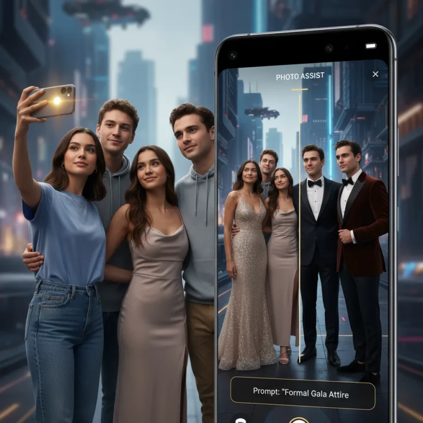 Galaxy S26 Photo Assist transforms selfies without changing clothes
