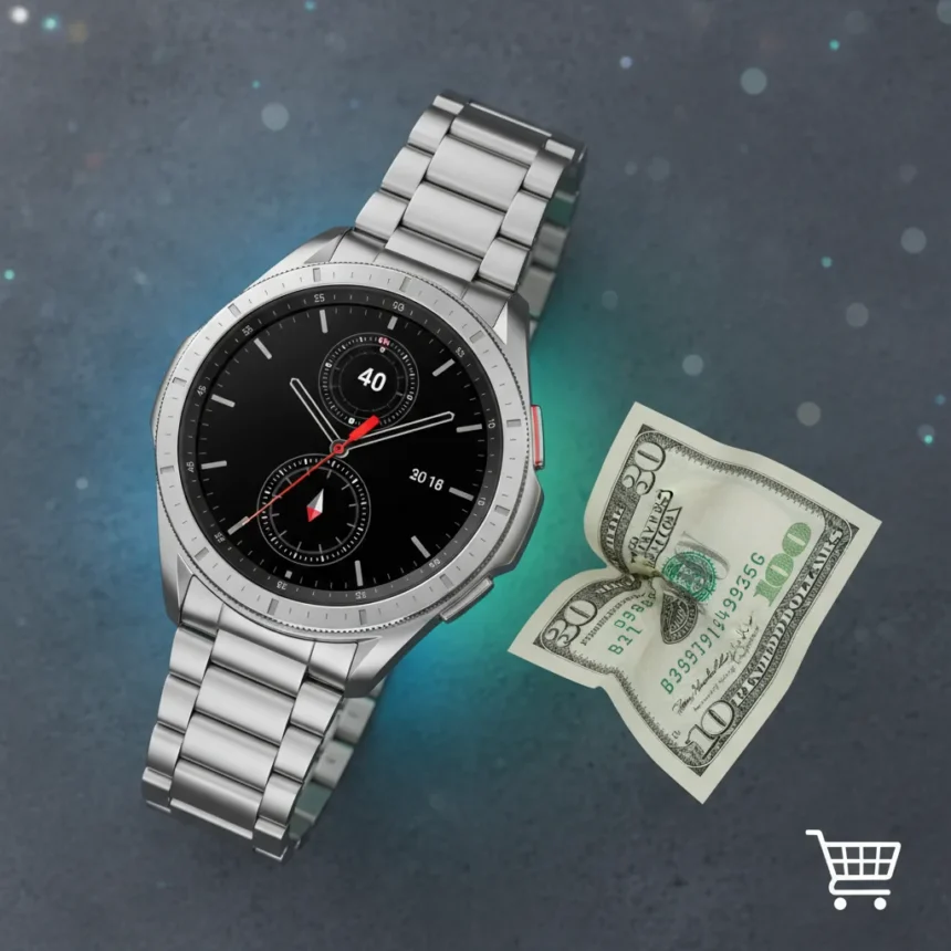Galaxy Watch 8 Classic hits $130 discount at Amazon's Big Spring Sale — AI-generated illustration