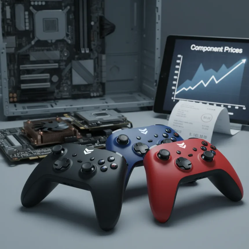 Budget gaming controllers beat expensive PC upgrades amid RAM crisis — AI-generated illustration