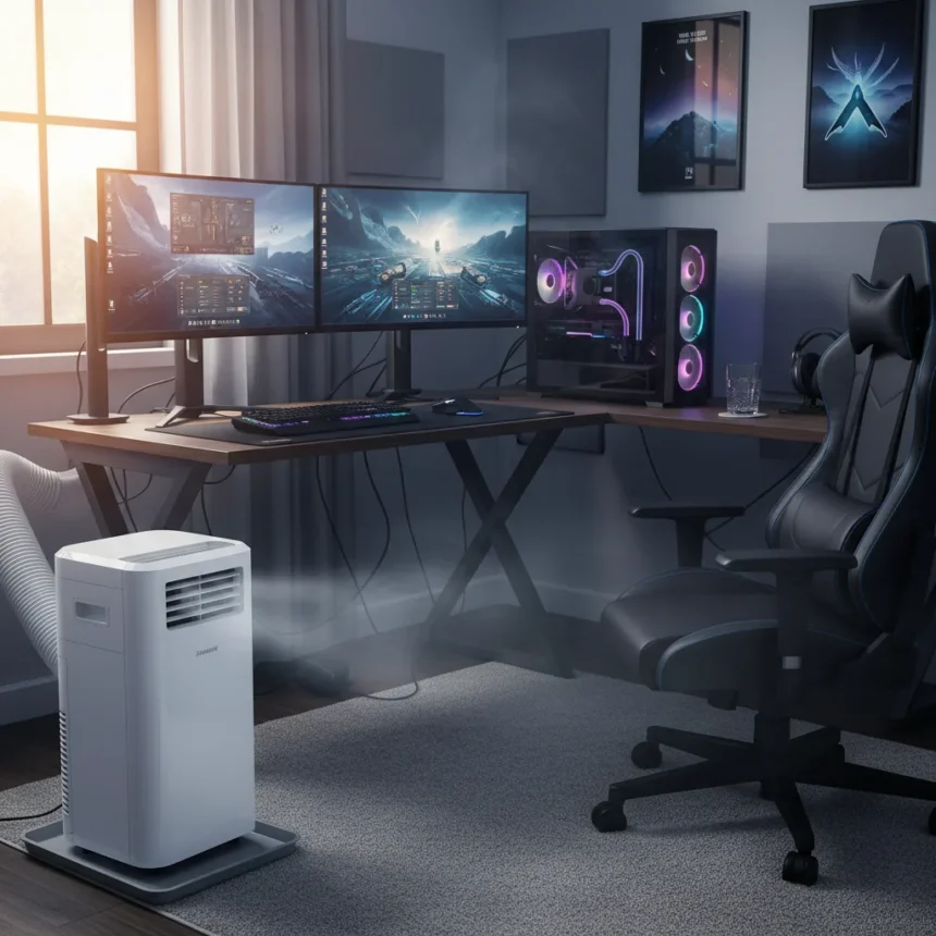 Gaming room cooling demands early portable AC investment