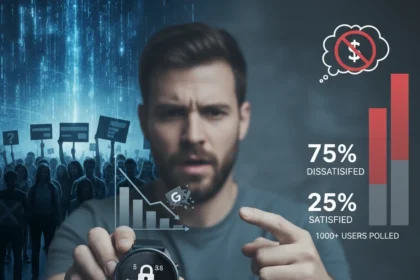 Garmin Connect+ faces user revolt one year after launch — AI-generated illustration