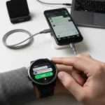 Garmin WhatsApp integration transforms smartwatch messaging — AI-generated illustration