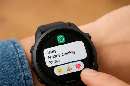 Garmin WhatsApp Support Finally Closes the Apple Watch Gap — AI-generated illustration