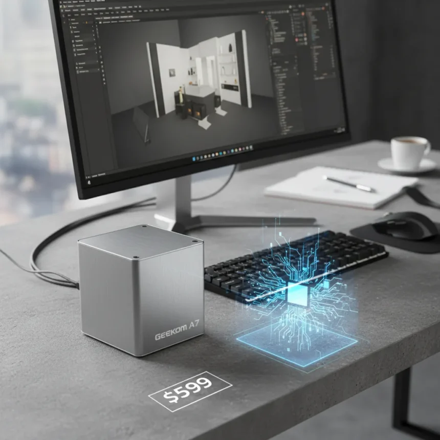 Geekom A7 Mini PC Punches Above Its Weight at $599 — AI-generated illustration