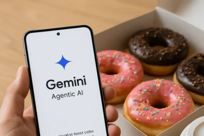 Gemini Agentic AI on Galaxy S26 Ordered My Donuts in 24 Minutes — AI-generated illustration
