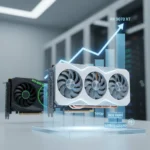 Gigabyte Radeon RX 9070 XT Gaming OC Ice delivers 1440p dominance — AI-generated illustration