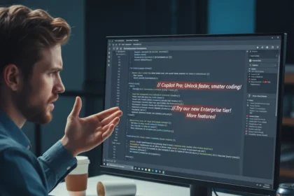 GitHub Copilot's promotional injections undermine developer trust — AI-generated illustration