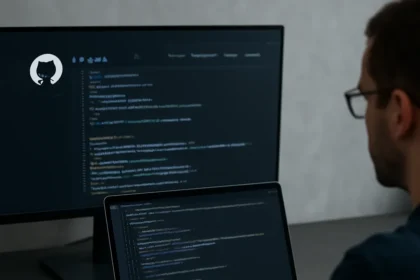 GlassWorm Attack Uses Invisible Code to Hijack GitHub and VS Code — AI-generated illustration