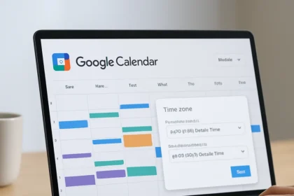 Google Calendar's time zone fix finally ends scheduling chaos — AI-generated illustration
