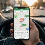Google Maps gas price feature cuts fuel costs fast — AI-generated illustration