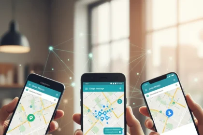 Google Messages live location sharing finally catches up — AI-generated illustration