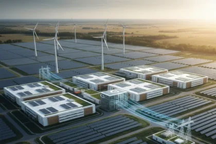 Google's Michigan data center deal signals shift in clean power strategy — AI-generated illustration