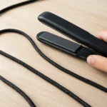 The Hair Straightener Trick That Makes Braided Cables Lay Flat — AI-generated illustration